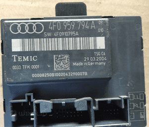 Audi A6 C6 moduł sterownik drzwi prawy przód tył 4F0959792 4F0959794A 4F0959792S 1