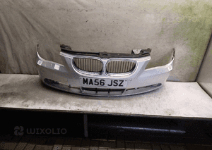 Zderzak przód przedni do bmw serii 5 E60/E61 pdc halogeny spryski xenon srebrny titansilber 2