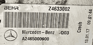 Pas przedni chlodnice komplet mercedes a W176 2.2 8
