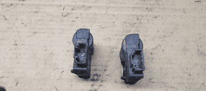 Silniczek klap nagrzewnicy Audi A6 C6 0132801369 4F0820511B 2