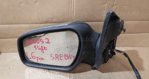 Lusterko lewe 6 pin ford focus ii 1 lift  srebrny 1