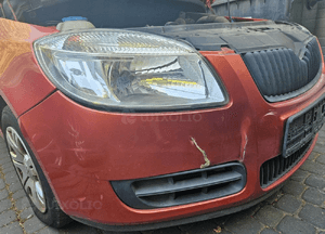Skoda Fabia II 2 zderzak przód przedni grill  9771 4