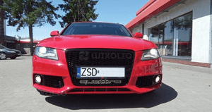 Napis QUATTRO Emblemat Logo AUDI Znaczek Stal Nierdzewna Gril Atrapa 9