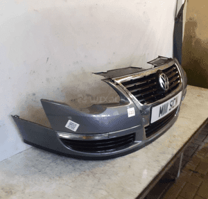 Zderzak przód przedni do volkswagen vw passat B6 LA7T szary 3