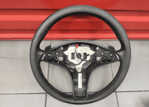 Mercedes c-klasa W204 kierownica łopatki manetki skóra sport ładna 2