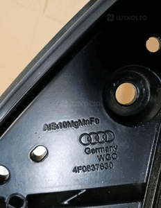 Mechanizm podnośnik szyby ramka prawy przód Audi A6 C6 4F0837630 4F0837462D 6