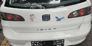 Seat Ibiza 6L klapa tył tylna szyba bagażnika LB9A 1