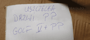 Uszczelka drzwi prawy przód przednia prawa VW Golf V Plus 9