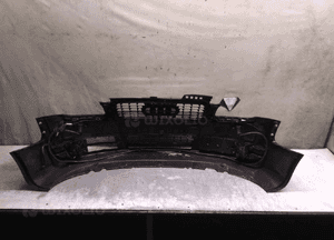 Zderzak przód przedni audi A4 B7 LY9B czarny spryskiwacze lamp xenon halogeny 3