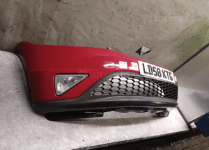 Zderzak przód przedni do honda civic ufo viii 8 R81 czerwony halogeny 2