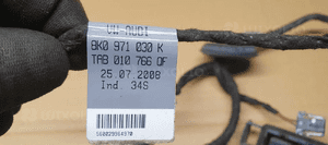 Wiązka instalacja drzwi prawy przód Audi A4 B8 8K0971030K 6