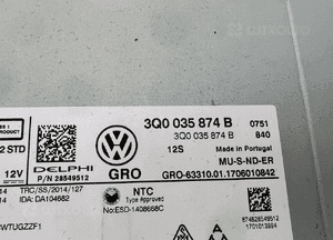 Passat B8 golf vii 7 czytnik navigacji nawigacji nawigacja 3Q0035874B 4