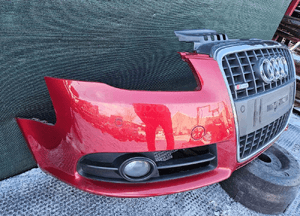Zderzak Przod Przedni S-Line Kratki Czujniki PDC Halogeny Gril Atrapa LZ3F AUDI A4 B7 Kombi Sedan 14
