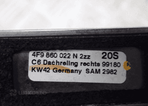 Relingi dachowe audi A6 C6 4F9860021N  4F9860022N 10