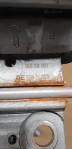 Zawias zawiasy drzwi lewy przód para Audi A4 B6 8E0831411B 3