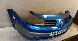 Zderzak przód przedni do renault megane ii 2 TEI45 niebieski halogeny 4