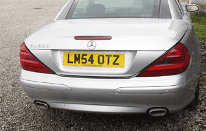 Maska Zderzak Reflektory Błotniki Wzmocnienie Belka Pas Przedni Lampy Mercedes SL500 SL350 R230 24