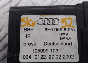Audi A4 B6 B7 silniczek szyby 8E0959802A 3