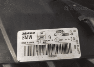 BMW X1 E84 Lampa przednia H7 prawa - 15117 7