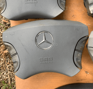 MERCEDES s 220 cl 215 poduszka air bag kierowcy szara czarna klawisze 9