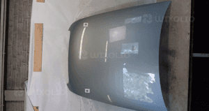 Maska pokrywa silnika audi A6 C6 LY7G błękitna 1