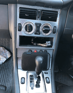 MERCEDES SLK 170 dekor panel ramka aluminium 1