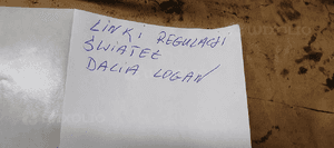 Pokrętło linki regulacji świateł oświetlenia Dacia Logan I 6