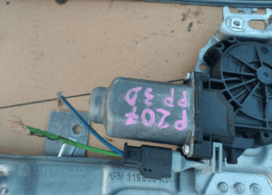 Peugeot 207 podnosnik mechanizm szyby prawy lewy prawej lewej 3D 4