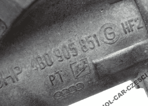 STACYJKA KLUCZYK VW AUDI SEAT SKODA 4B0905851 2