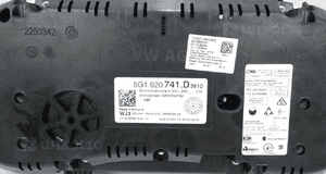 Vw golf vii 5G 2012- zegary licznik 44070KM 5G1920741D 5