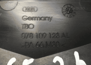 Osłona obudowa rozrządu Audi A6 C5 2.4 V6 078109123AL 5