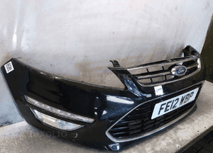 Zderzak przód halogeny led ford mondeo MK4 fl lift G6 czarny 3