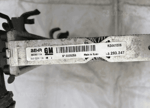 Chłodnica wody Opel Corsa D Meriva B Astra J 13283247 3