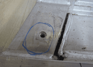 Wózek podpora kołyska przód sanki volvo XC40 C40 32346883 llu 11