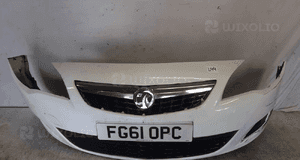 Zderzak przód przedni opel astra j 4 iv do malowania ! uszkodzony ! 1