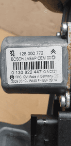 Mechanizm podnośnik szyby lewy tył Citroen C5 III 128000772 5
