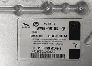 JAGUAR XJ X351 WZMACNIACZ AUDIO ORYGINAŁ 5