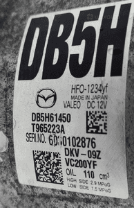 Sprężarka klimatyzacji mazda CX-3 CX3 2.0 skyactive DB5H61450 2015-2018 5