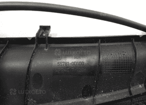 Podszybie górne plastik toyota yaris ii 2006-2012 europa 9