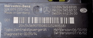 Mercedes-Benz Skrzynka / Moduł BEZPIECZNIKÓW SAM 2045456901 4