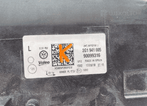 Vw polo 2G lampa lewa 17- 2