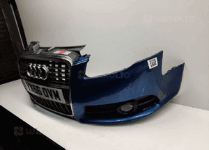 Zderzak przód przedni do audi A4 B7 s-line LZ5C niebieski halogeny 3