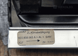 Klimatronik 8E0820043 Panel Sterowania Nawiewu Klimatyzacji Czarny Soul 1 DIN AUDI A4 B6 12