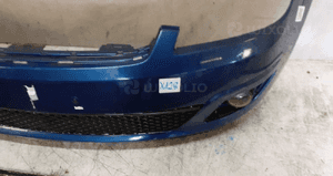 Zderzak przód przedni do ford fiesta MK6 vi lift fl C6 niebieski halogeny 2