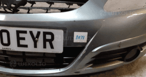 Zderzak przód przedni do opel corsa d halogeny Z163 szary 2