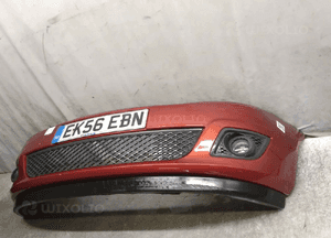 Zderzak przód przedni ford fiesta MK6 vi lift fl T5 rudy pomarańczowy halogeny 3