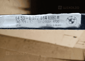Chłodnica klimatyzacji klimy BMW 3 E46 8377614 7
