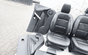 Fotele siedzenia skóra boczki grzane nissan qashqai i J10 fl 3