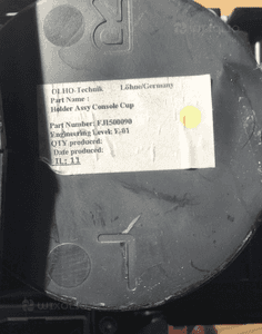 Konsola środkowa panel wybieraka przełącznik zjazdowy YUD501361 Range Rover 3 III LM L322 2006-2009 5