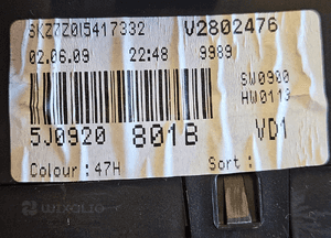 Skoda Roomster Fabia II 2 1.2  1.4  zegar licznik 5J0920801B 3